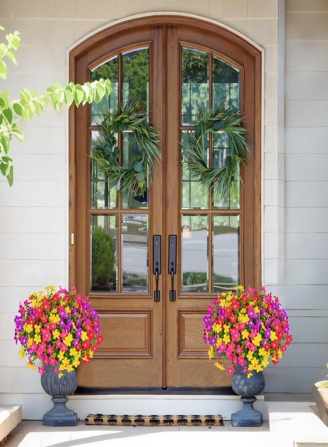 Besteek 16 Bundles Artificial Flowers for Outdoors Decoration Fake Silk Flowers UV Resistant Faux Plastic Plants for Spring Summer Garden Yard Porch Window Box Home Indoor Outdoor Decor, Mixed - Image 4