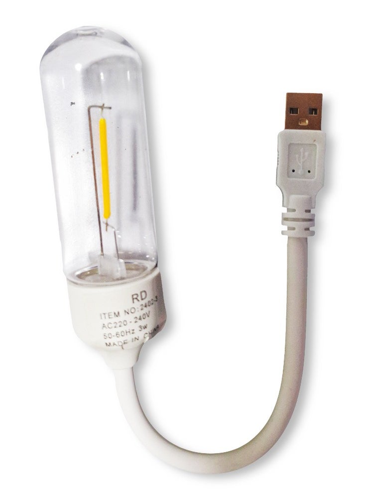 Generic - USB Reading Lamp, Portable Mini LED Reading Light, with 360° Rotatable Flexible Neck , Reading Lamp for Computer Home Study , Office, Reading, Travel, Stairs, Books - Image 1