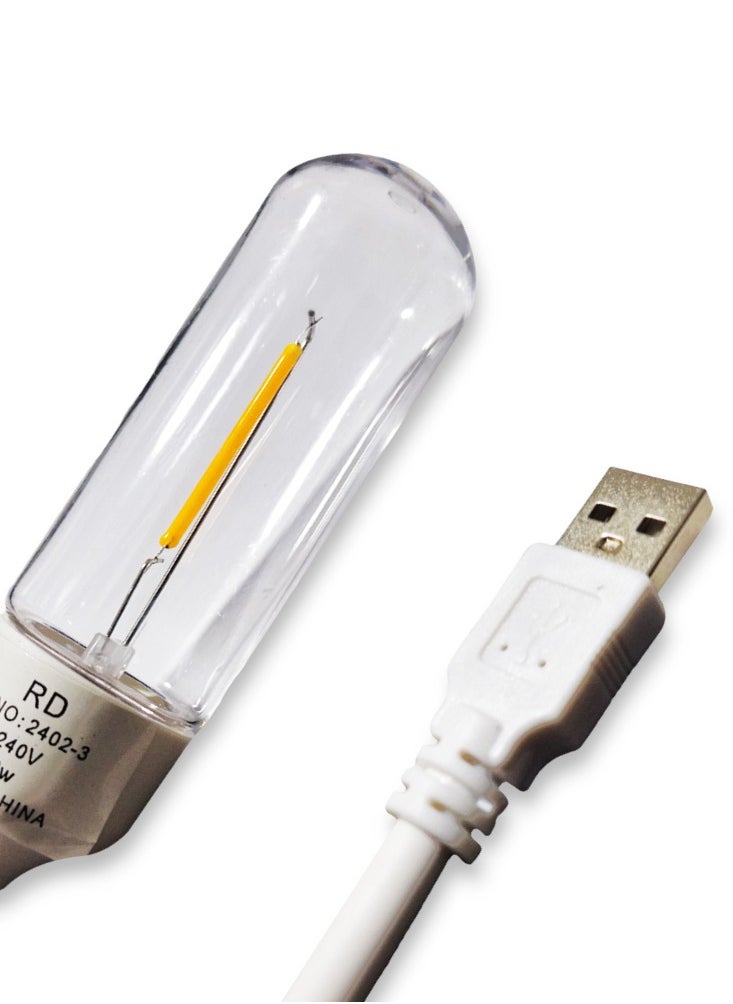 Generic - USB Reading Lamp, Portable Mini LED Reading Light, with 360° Rotatable Flexible Neck , Reading Lamp for Computer Home Study , Office, Reading, Travel, Stairs, Books - Image 1