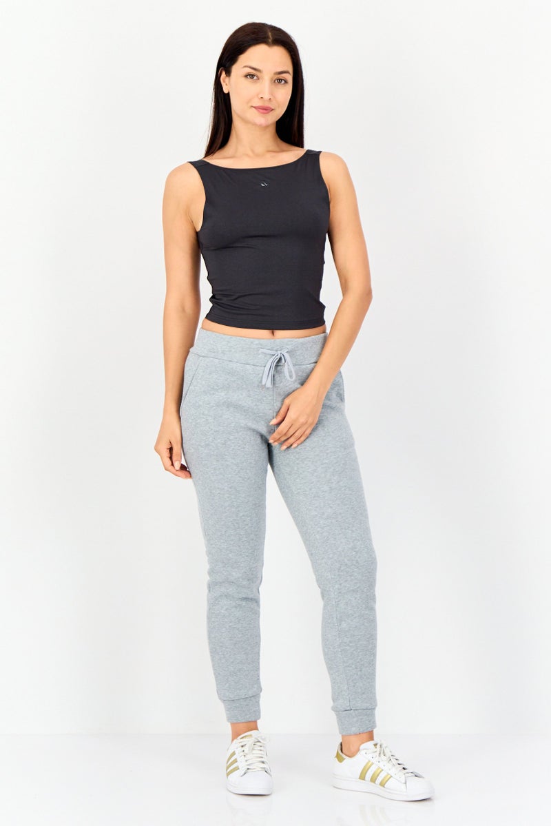 Adidas Women Sportswear Fit Sleeveless Training Tank Top, Black - Image 2