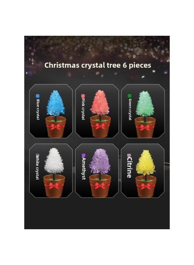Generic - Children's Crystal Planting Handmade Materials Science Small Experiment Suit Primary School Students DIY Crystallization Fun Toys-Specifications:Sea, Land And Air Three-piece Set + Large Growth Tree + Volcanic Explosion-Color:Crystal Color Is Random (please Contact Customer Service To Note The Color) - Image 1