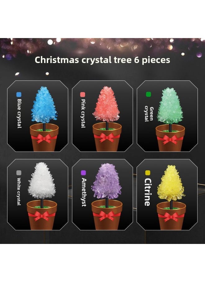 Generic - Children's Crystal Planting Handmade Materials Science Small Experiment Suit Primary School Students DIY Crystallization Fun Toys-Specifications:Sea, Land And Air Three-piece Set + Large Growth Tree + Volcanic Explosion-Color:Crystal Color Is Random (please Contact Customer Service To Note The Color) - Image 1