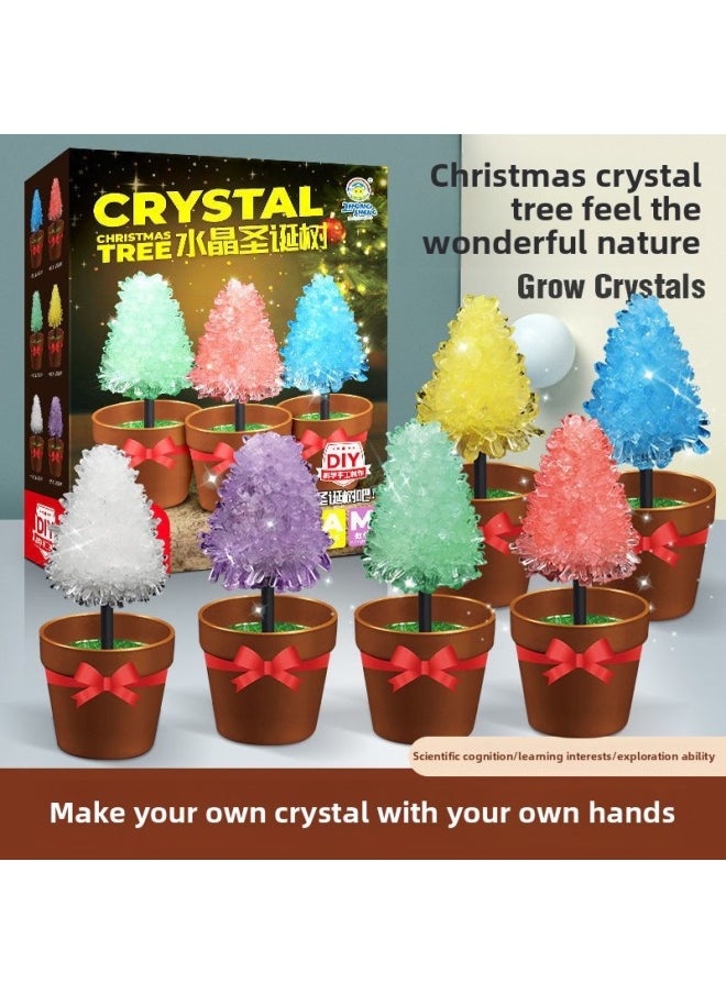 Generic - Children's Crystal Planting Handmade Materials Science Small Experiment Suit Primary School Students DIY Crystallization Fun Toys-Specifications:Sea, Land And Air Three-piece Set + Large Growth Tree + Volcanic Explosion-Color:Crystal Color Is Random (please Contact Customer Service To Note The Color) - Image 1