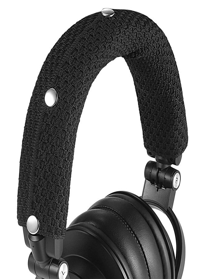 G GVOEARS GEVO Replacement Headphone Headband Cover for AKGs, Senheiser, Sony,ATH,Audio-Technica,Shure,Panasonice Headsets,Headband Cushion Easy Installation No Tool Needed(Black) - Image 1