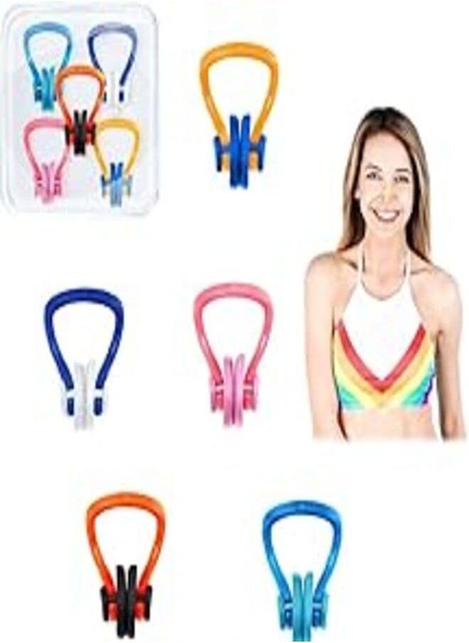 NKD - Swimming Nose Clip - 5 Packs Nose Plugs for Kids(𝗔𝗴𝗲 𝟳+), Swim Nose Clip Adult with Storage Box, Waterproof Nose Clips for Swimming,Surfing, Diving and Other Water Sports - Image 1