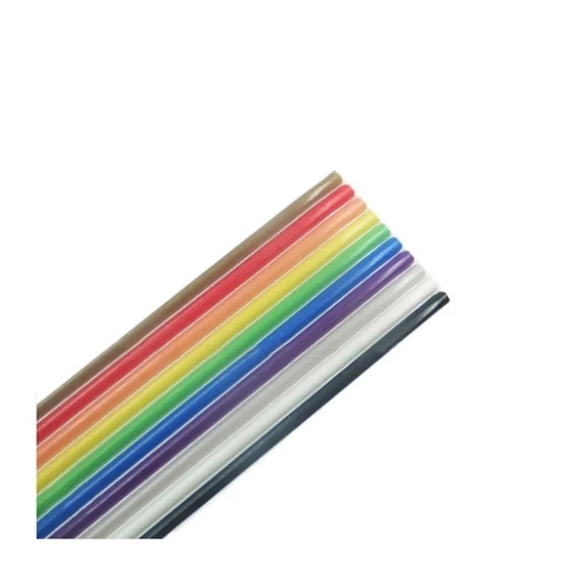 Grey Flat Ribbon Cable Length 1m Colorful 1.27mm Spacing Pitch Cable 10/14/16/20/26/34/40/50/60/64 Pin Flat Rainbwo Ribbon Wire(34pin) - Image 1