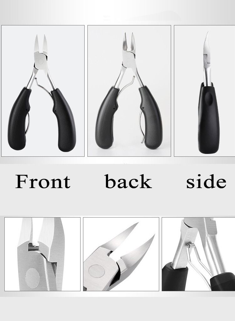 Podiatrist Toenail Clippers Professional Thick and Ingrown Toe Nail Clippers for Men and Seniors Pedicure Clippers Toenail Cutters Super Sharp Curved Blade Grooming Tool