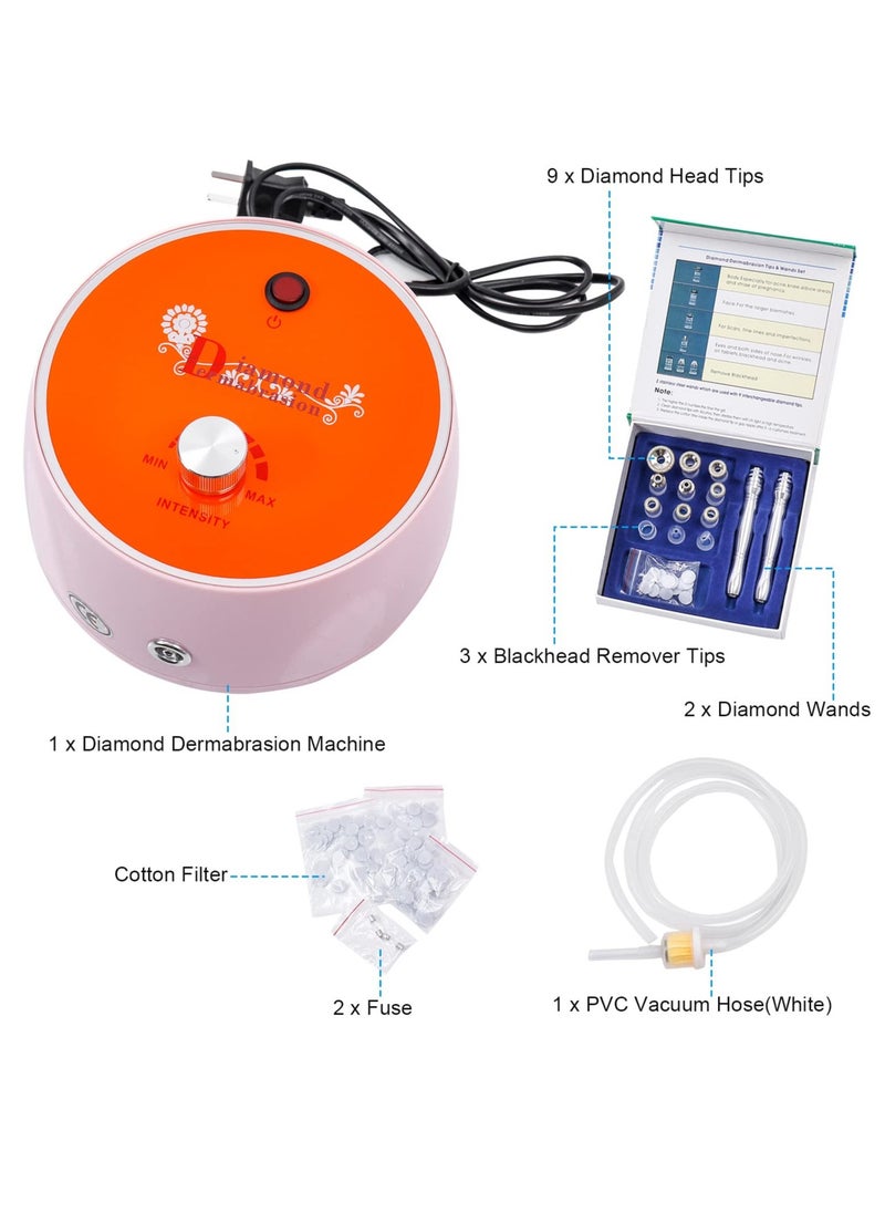 Excefore - Diamond Microdermabrasion Machine, Professional Dermabrasion Equipment for Facial Skin Care, for Skin Exfoliating, Blackhead Whitehead Removal - Image 1
