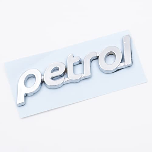 Asraw Chrome Finish Car Fuel Tank Sticker - Fuel Tank Logo Emblem Badge Monogram Universal for Car (Petrol 3x8.5cm) - Image 4