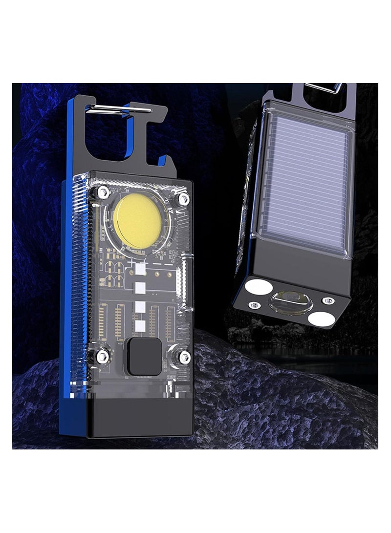 KASTWAVE Portable Keychain Flashligh, Magnetic Clip-on Work Light Mini Outdoor Flashlight, Waterproof Rechargeable Pocket Light for Hiking, Camping, Survival, Emergency  - Image 5