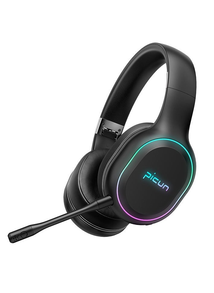 بيكن سماعة الألعاب اللاسلكية Picun P80X HiFi Bluetooth 2.4 جيجا هرتز لأجهزة PS5، PS4،سويتش، الكمبيوتر الشخصي، الكمبيوتر المحمول، إكس بوكس، أندرويد، IOS - Image 1