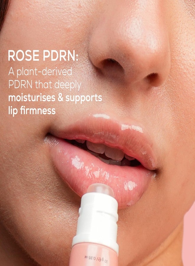 RENEE Pink Therapy PDRN Overnight Lip Repairing & Moisturising Lip Balm For Dry, Chapped Lips | Glossy Finish, Revives Lip Barrier & Improves Elasticity | With Vegan PDRN, Peptides & Ceramides | 10g - Image 5