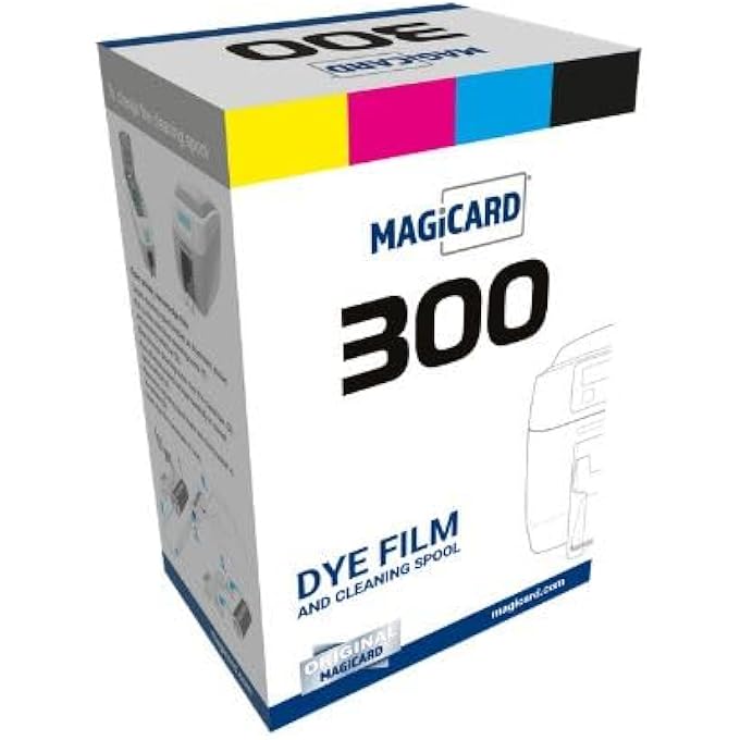 MC300YMCKO/3 FULL-COLOUR PRINTER RIBBON - 300 PRINTS - COMPATIABLE WITH 300 PRINTER - Image 2