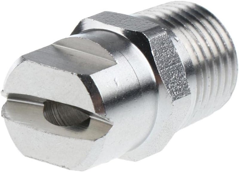 klarako Stainless Steel 1/4 inch Male High Pressure Washer Sprayer Spray Nozzle Tips Head, Surface Cleaner Nozzle, 65 Degree 30, Fan - Image 1