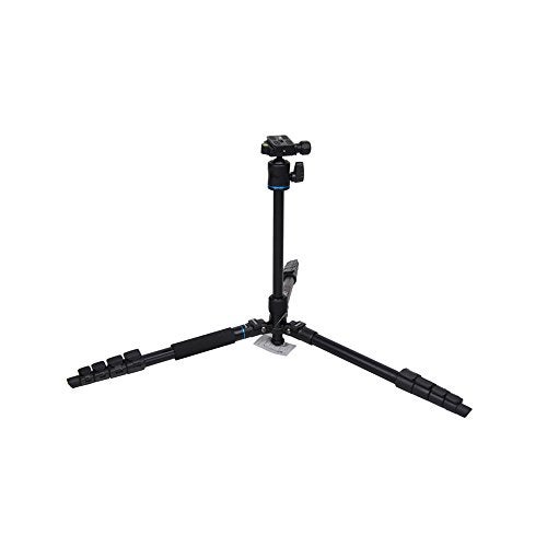 Benro Andoer Itrip It15 Aluminum Travel Angel Tripod Kit with Ball Head Monopod (Black) - Image 5