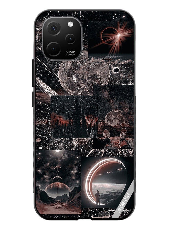 VR CREATIVE Protective Case Cover For Huawei Nova Y61 Galaxy Design Multicolour - Image 1