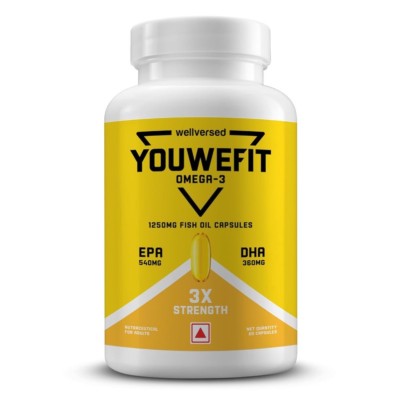 Wellversed YouWeFit Omega Triple Strength (60 caps) - Image 1