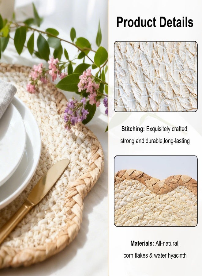 Stylave Boho Placemats Set of 6, Natural - Image 3