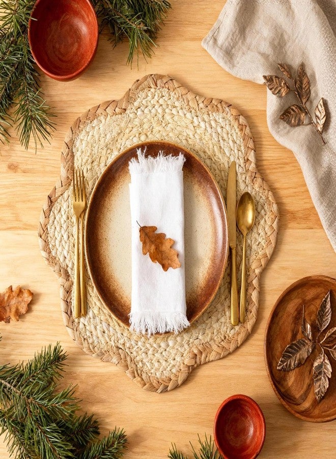 Stylave Boho Placemats Set of 6, Natural - Image 2