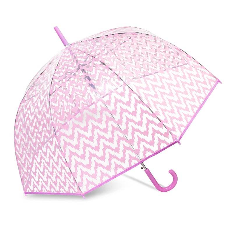 ShedRain Clear Auto Open Bubble Umbrella â€“ See Through, Rain & Windproof, for Weddings, Proms, Events - Image 1