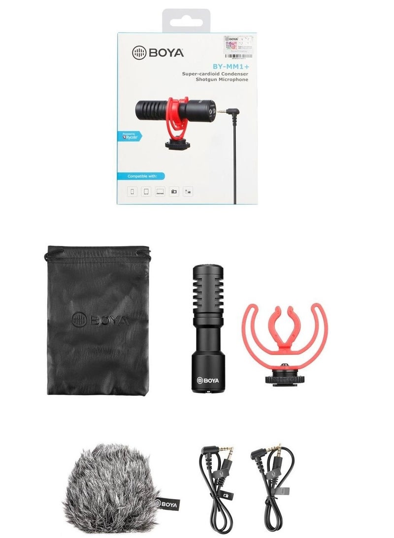 BOYA BY-MM1+ Professional Audio Recording Microphone – On-Camera, Cardioid, Condenser, Mini Mic for Smartphone, DSLR, DV, Live Streaming, Interviewing, and Vlogging - Image 3