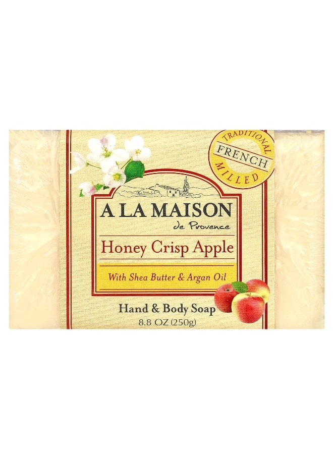 A La Maison De Provence A La Maison de Provence, Hand & Body Bar Soap, Honey Crisp Apple, 8.8 oz (250 g)  - Image 1