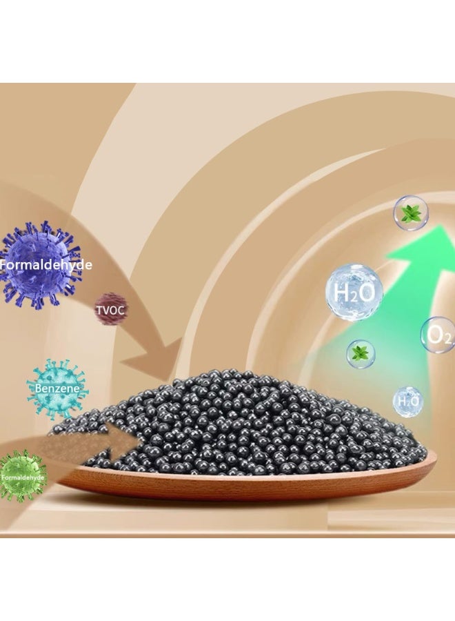 غنافوتو 10 حزم مزيل رائحة الكربون المنشط، النانو المعدنية الكريستال الكربون الجسيمات المنزلية مزيل الرائحة السيارات المنعش الهواء خزانة الملابس مزيل العرق الأحذية الطابق السفلي مربع القمامة حزمة سلامة الحيوانات الأليفة - Image 2