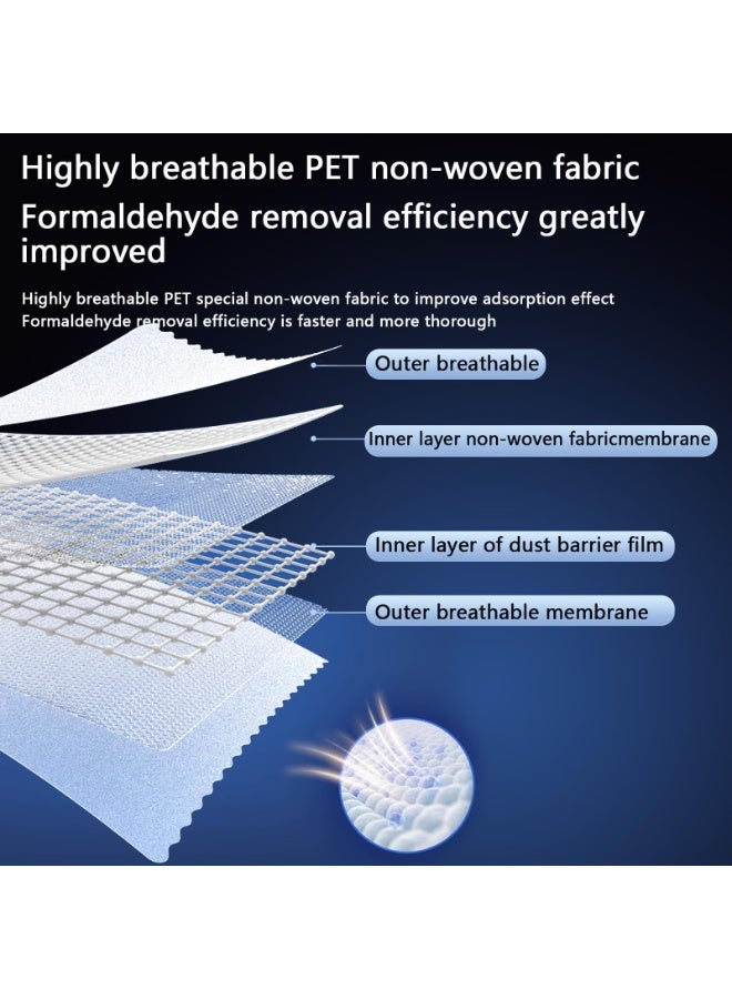 غنافوتو 10 حزم مزيل رائحة الكربون المنشط، النانو المعدنية الكريستال الكربون الجسيمات المنزلية مزيل الرائحة السيارات المنعش الهواء خزانة الملابس مزيل العرق الأحذية الطابق السفلي مربع القمامة حزمة سلامة الحيوانات الأليفة - Image 4