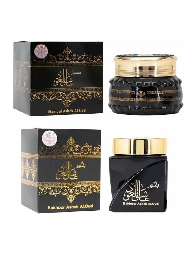 الماس للعطور - بخور عاشق العود 30جرام معمول عاشق العود 60جرام - Image 1