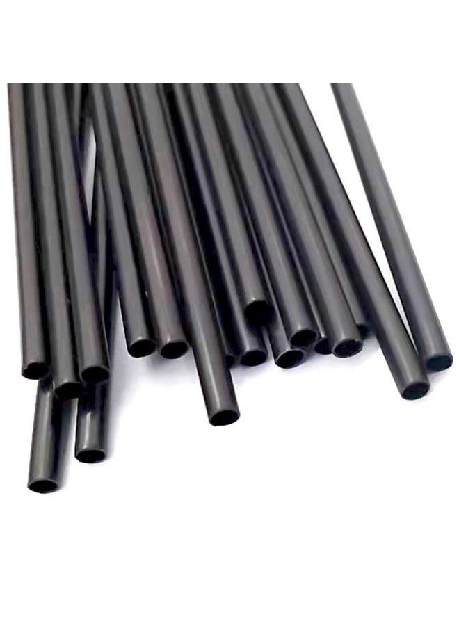 500-piece Pack 3mm Disposable Plastic Straws Short Small For Coffee Mixing Sticks Cocktail Decorations Black-Color:Watermelon Powder-Specifications:3*130mm ]  - Image 5
