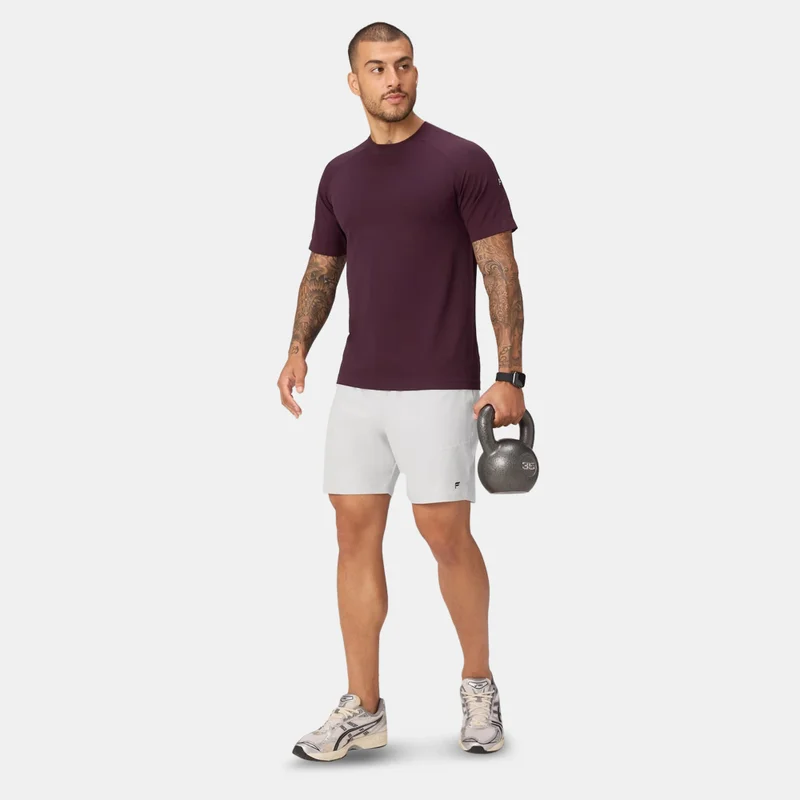 Fabletics Red Men's The Training Day T-Shirt for Men | Best Price UAE