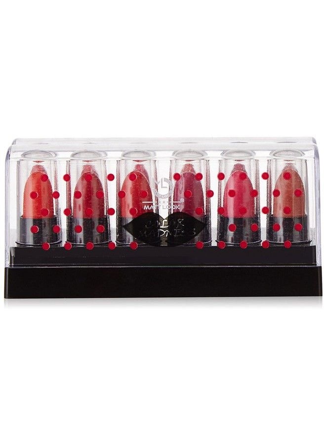 matt look Super Matte Mini Lipstick Multicolour 12 Count  - Image 1