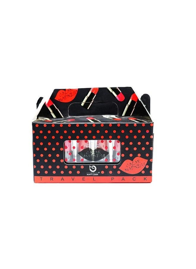 matt look Super Matte Mini Lipstick Multicolour 12 Count  - Image 3