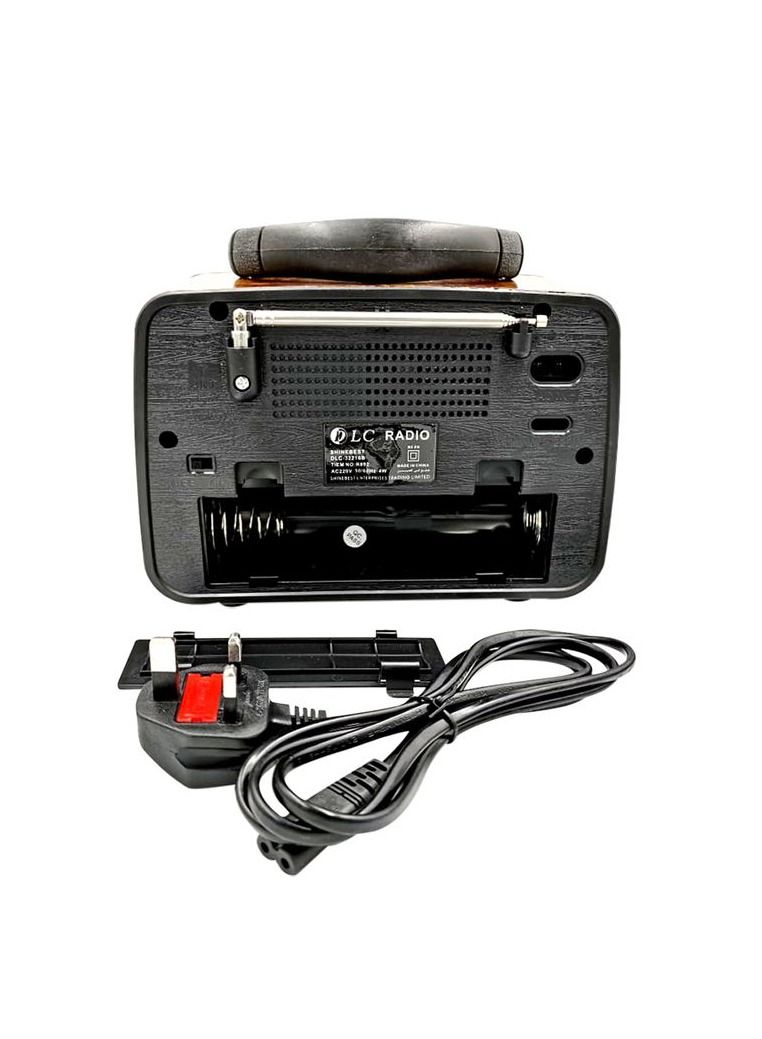 DLC DLC Classic Rechargeable Portable Wireless Bluetooth Speaker DLC-32216B  - Image 4