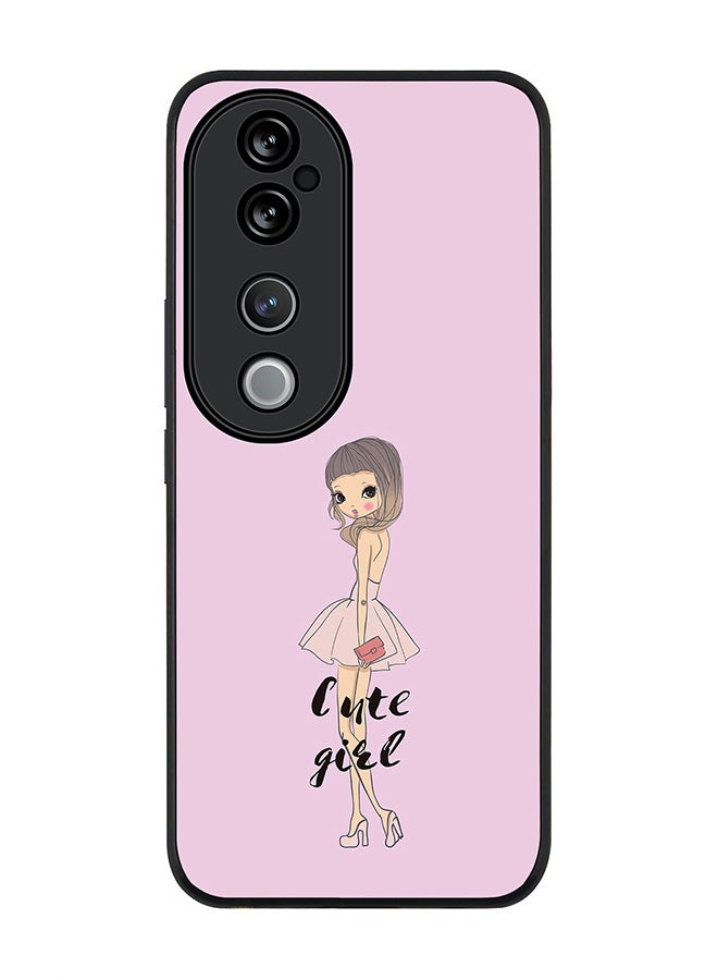Stylizedd For vivo V40 5G /vivo V40 Pro Case,Slim fit Camera Protection, Shockproof Thin Phone cover - Coy Cute Girl - Image 1