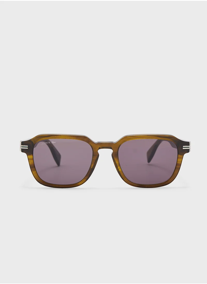 LACOSTE Modified Rectangle Sunglasses L6046S