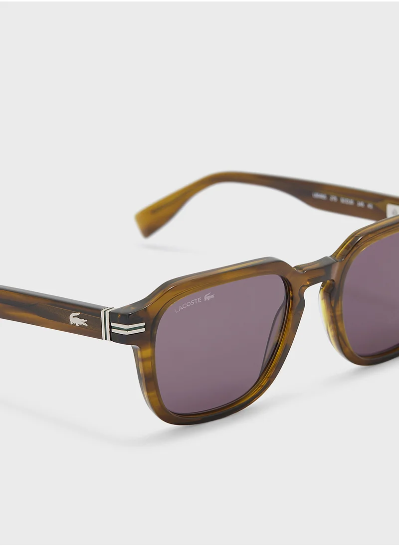 LACOSTE Modified Rectangle Sunglasses L6046S