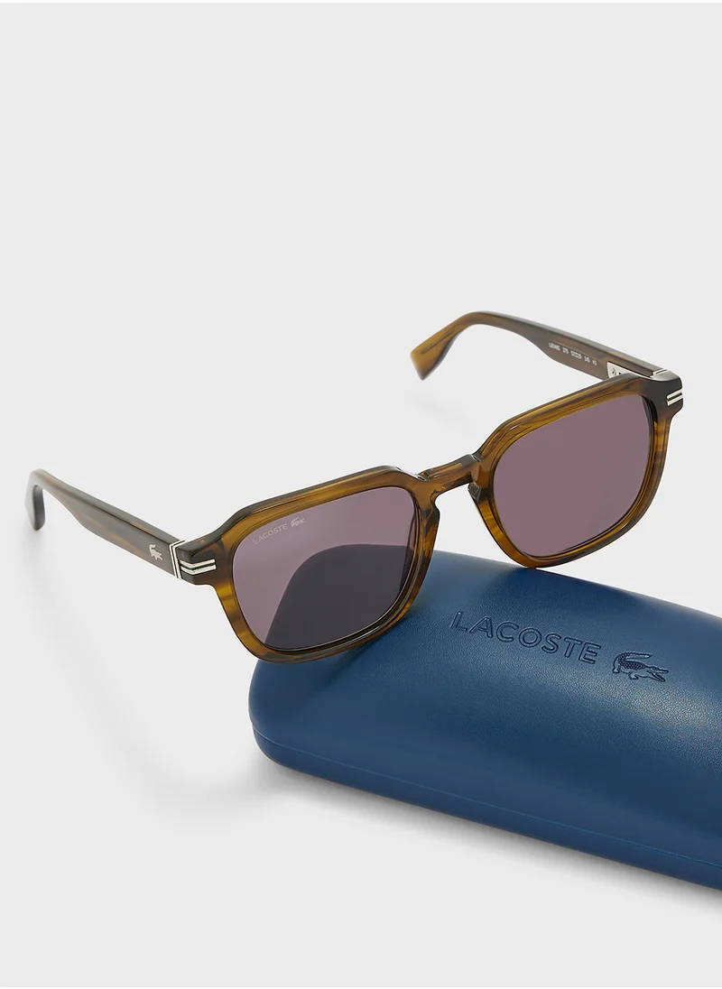 LACOSTE Modified Rectangle Sunglasses L6046S