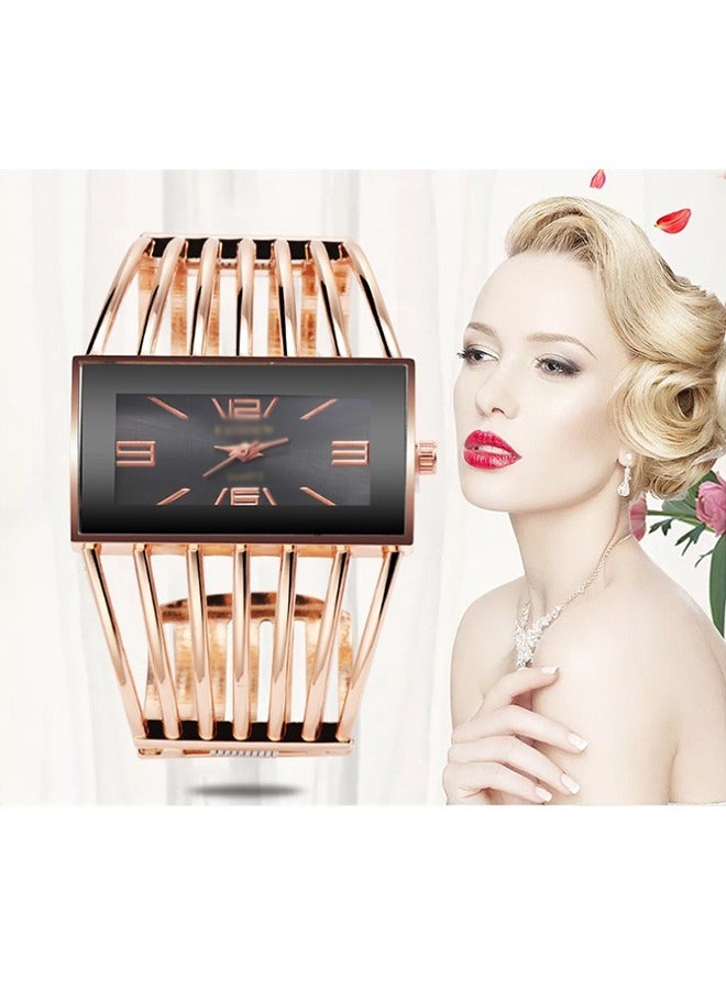 Women's Water Resistant Stainless Steel Analog Watch Rose gloden - Image 4