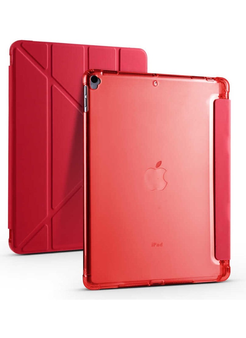 Apple iPad 10.5 (7th generation) Tri Folding Tablet Case A2152 A2123 A2153 A2154 Red - pzsku/Z112D23B990E7A7C24EDEZ/45/_/1737376256/cd96ff6e-faaa-4df5-81ad-28ba1df33432