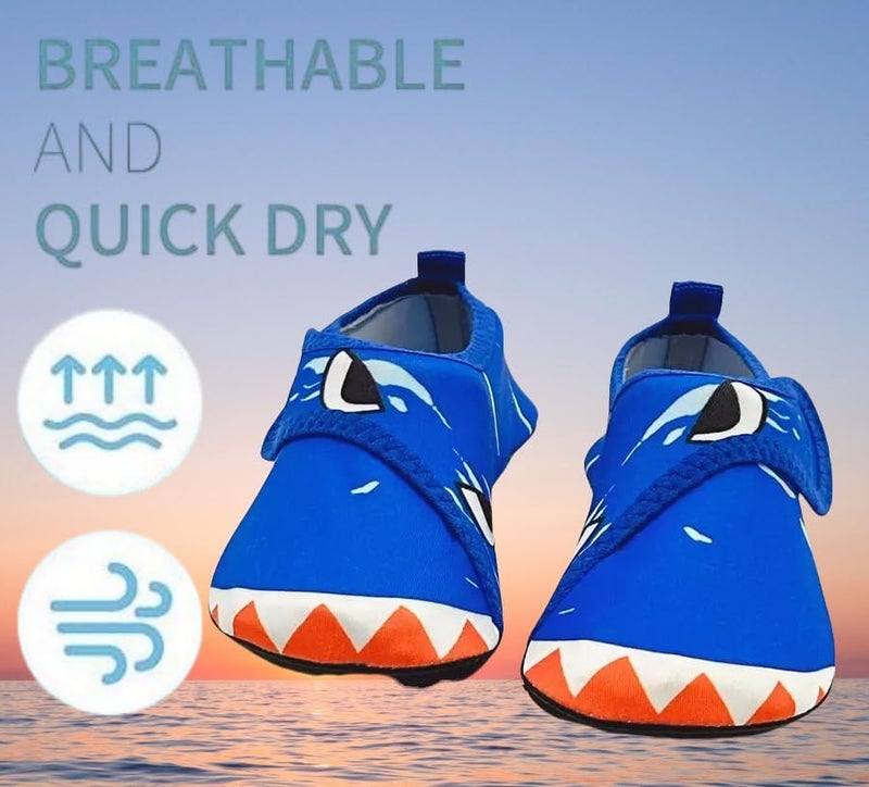 HOGOOD Kids Swim Water Shoes Barefoot Water Sports Shoes Quick Dry Non-Slip Aqua Socks for Outdoor Beach Surf Swimming Aqua Pool Boys Girls - Image 2