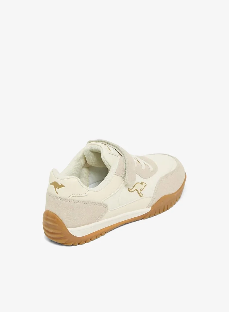 Kangaroos BEIGE Boys Hook & Loop School Sports Shoes for Men | Best Price UAE