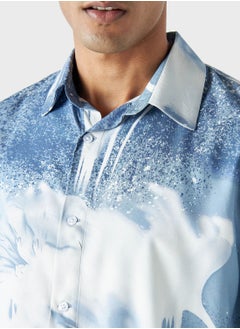 Iconic Textured Regular Fit Shirt  - Image 3