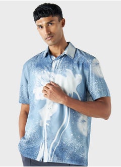 Iconic Textured Regular Fit Shirt  - Image 1