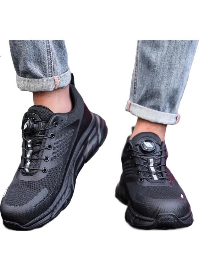 Dinggu Intelligent Safety Shoes Lightweight And Comfortable Work Shoes 【Bestselling Four Seasons Style】 Jd1322Hei40 - Image 1