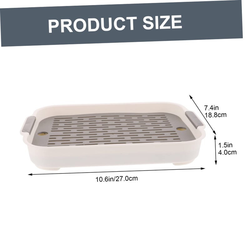 Large Square Tip Potty Tray Easy Clean Litter Box for Guinea Pigs Rabbits Small Animals - Image 3