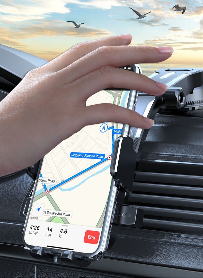 Suction Cup Type Car Mobile Phone Bracket, Air Outlet  Navigation Mobile Phone Bracket - Automotive Supplies - Image 4