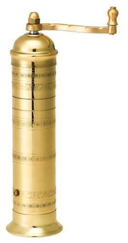 Pepper Mill Imports Atlas Pepper Mill, Brass, 10" - Image 2