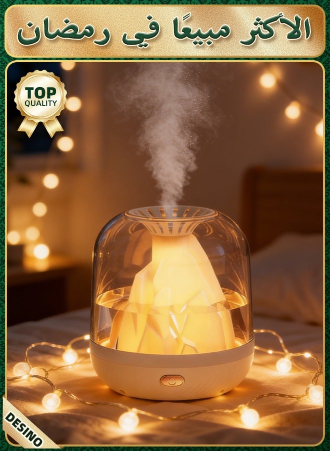 DESINO 9000ml Top-Inlet Humidifier, Suitable for Bedrooms, USB Powered Air Humidifier - Cold Mist Humidifier, 3-Level Mist Adjustment, Can Add Essential Oil Fragrance, Quiet Design, Suitable for Bedrooms, Nursery Rooms, Plants, Large Rooms, etc. - Image 1