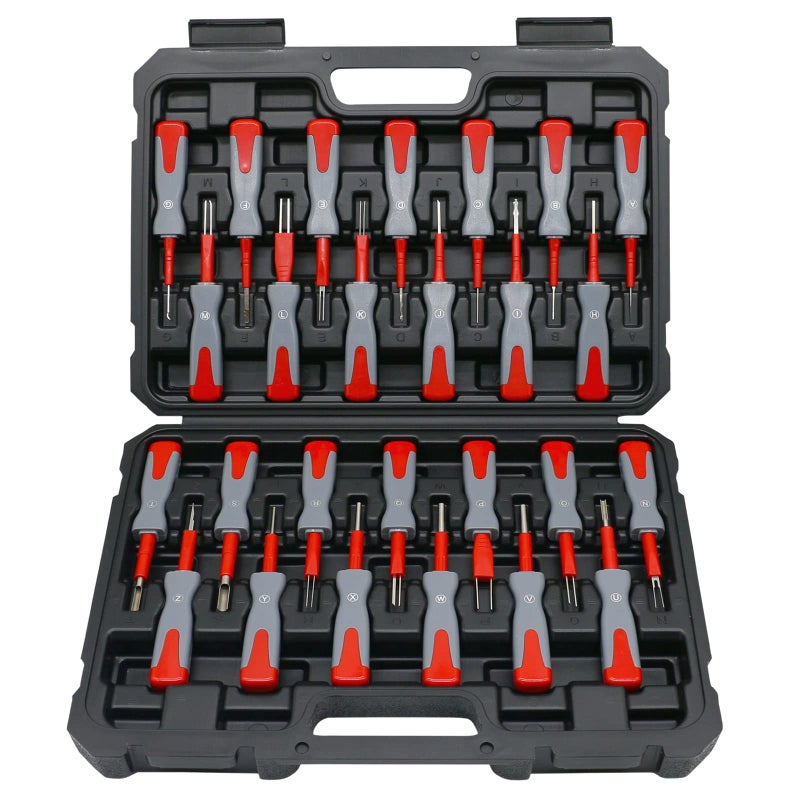 Terminal Removal Tool KitFor Replaces Universal Vehicle Wire Harness Pin Connector Release Tool Set26 PCS